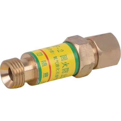 Oxygen Acetylene Check Valves Flash Back Arrestor for Pressures Reducer Cutting Torch LB88