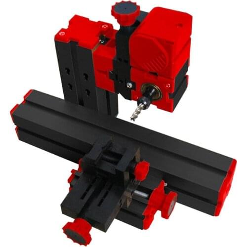 Jig-saw Grinder Driller 6in1 tools Motorized Mini CNC Machine DIY Micro Lathe Machine Tool For Wood and Soft Metal