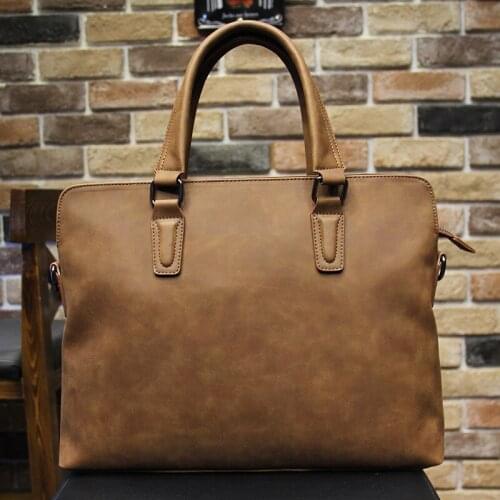 Genuine Leather mens handbag business shoulder bag multifunctional briefcase casual computer bag BW01-SB-stdgxx