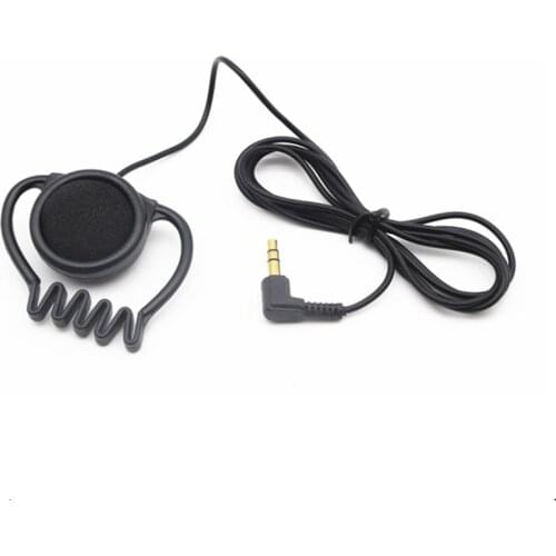 Linhuipad Touring Single-Side Earphone headsets 3.5mm Hook Stereo Earbuds for tour guide system 2pcs/lot