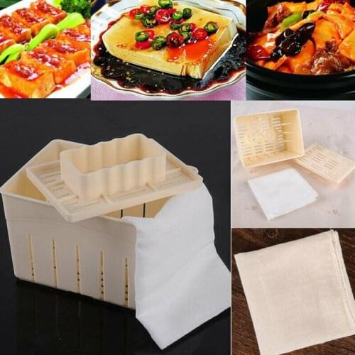 Tofu Box Tofu Homemade DIY Plastic Mold Maker Press Mold Kitchen Pressing Mold With Soy Cheese Mold