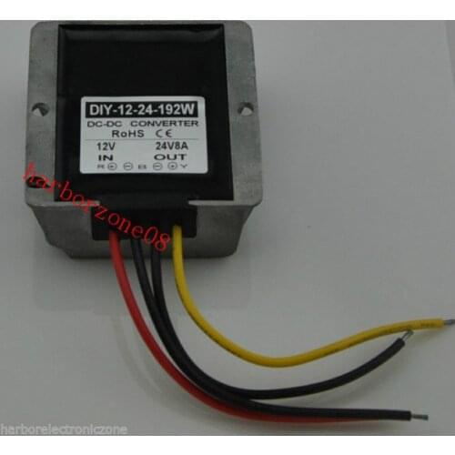 DC Converter Module power adaptor Regulator 12V(9-23V) Step up to 24V 8A 192W CE 10PCS