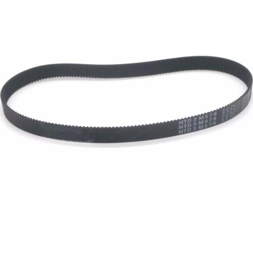 2PCS HTD3M Timing Belt, Black, HTD3M Drive Belt, 531/537/543/546/549/552/555/558/564mm, 10/15mm Width, Closed-Loop Type