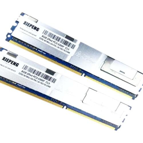 Server memory 4GB 2Rx4 PC2-5300F FB-DIMM 8GB DDR2 800MHz PC2-6400F ECC FBD 16GB 667MHz Fully Buffered DIMM 240pin 5300 RAM