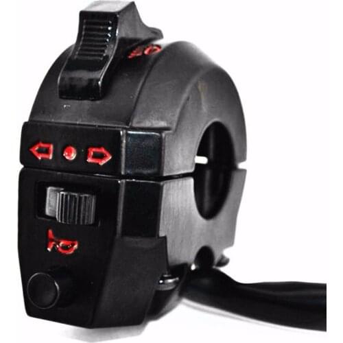 Dual Sport Motorcycle Dirt Bike ATV Control Left Switch Light Turn Signal Horn For Kawasaki KLX KLR650 KTM Honda Yamaha Suzuki