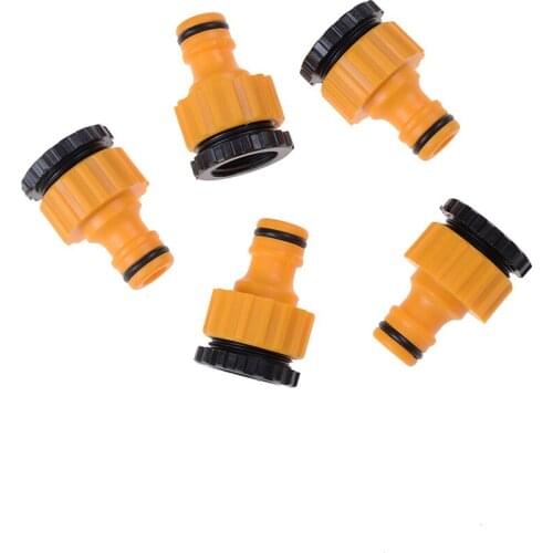 5PCS/lot Standard Faucet Quick Connector Washing Machine Hose Connector Garden Lawn Sprinkler Irrigation System Pipe Fittings