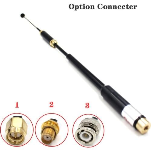 New Black AL-800 144/430MHz SMA-F/SMA/BNC High Gain Super High Quality Telescopic Antenna for HYT BAOFENG UV-5R UV-82 Radio