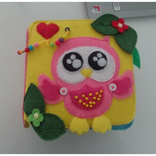 Montessori toddler quiet book pages, baby busy board and sensory toys