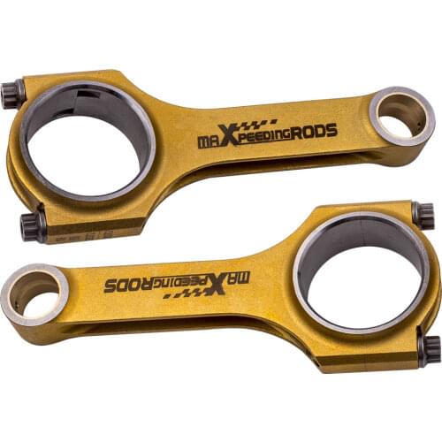 H Beam Conrods Connecting Rods Conrods for Fiat 500 2 cylinder 130mm Bielle ARP2000 Bolts Con Rods