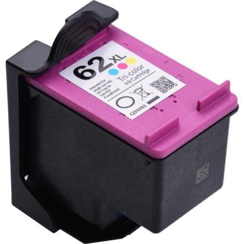 Tri-Color Ink Cartridge Replacement 1200dpi Compatible with MBrush HandHeld Inkjet Printer HP 62XL Deskjet #R20