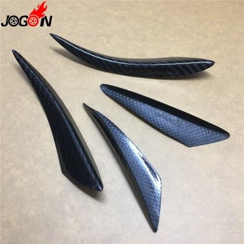 Carbon Fiber Front Body Trim Splitter For Toyota RAV4 Highlander Prado FJ120 FJ150 FJ Land Cruiser LC200 Sienna Fortuner Hilux