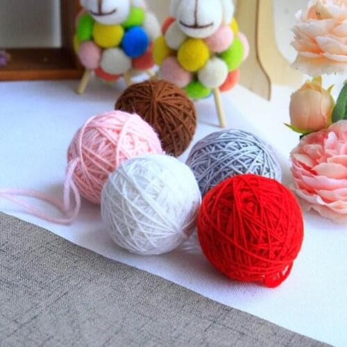 1pc High Quality Felt Balls Beads Wool Felt Ball Multicolors Flocking Ball Wool Balls Jewelry Assorted Beads Wedding Decoration