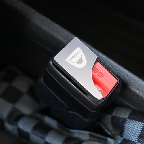 1PCS Hidden Car safety seat belt buckle clip For Dacia Duster Logan Sandero Lodgy Car Styling