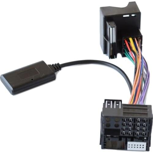 12-Pin Bluetooth Aux Cable Black Replacement For BMW E60 E63 E64 E61 E62 CD