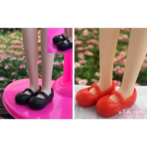 2Pairs Mary Janes Shoes For Blythe Dolls 1:6 Causal Shoes For Licca Doll House Mini Shoes For 1/6 BJD Fashion Doll Accessories