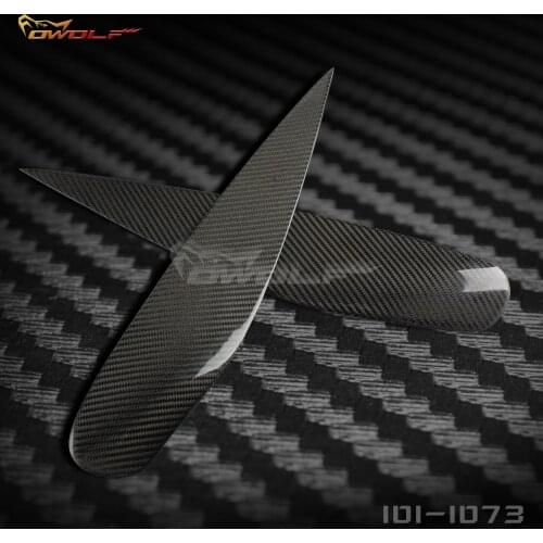 2PCS For Mitsubishi Lancer 2004-2006 Carbon Fiber Modified Lamp Eyebrow