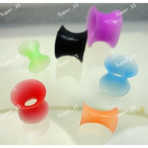 25pcs Whole Jewelry Bulk Lots Stretcher Tunnel Plug Body Pierce Ear Taper Expander Emulsion Expander LR454 Free Shipping