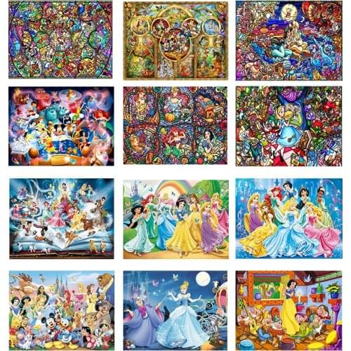 Disney Full Square 5D DIY Toy Story Diamond Painting Cartoon Mickey Diamond Embroidery Cross Stitch Kits Mosaic Picture Kid Gift