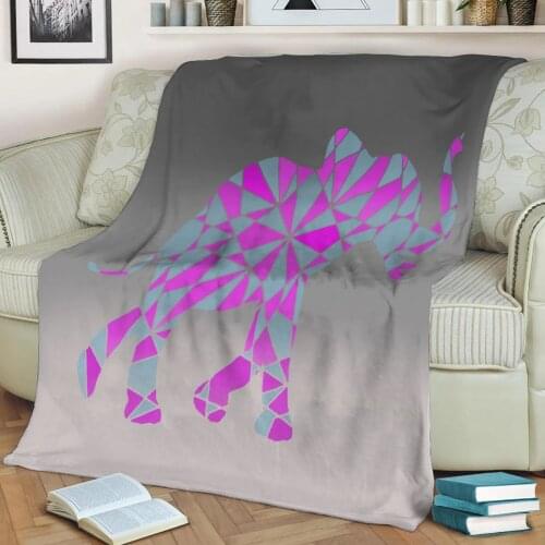 Abstract Geometric Art 600 3D Printed Velvet Plush Throw Fleece Blanket Bedspread Sherpa Blanket Home Decora