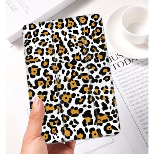 Ipad 2 3 4 White Leather PU Hard Back Case Leopard Print Cover Protective For 2020 iPad Pro 11 12.9 10.5 7.9 inch Mini 1 2 3 5