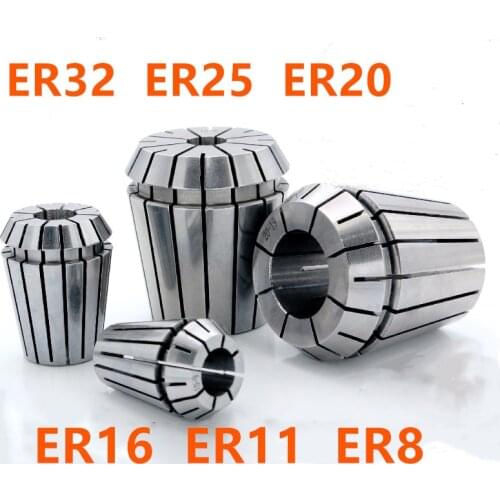ER32 ER25 ER20 ER16 ER11 ER8 ER spring collet chuck Accuracy 0.008mm for CNC milling tool holder Engraving machine spindle motor