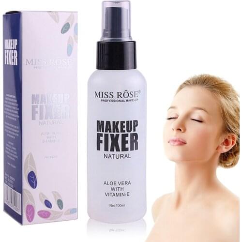 MISS ROSE 100ML Cosmetic Makeup Setting Spray Matte Oil-control Natural Moisturizing Long Lasting Fix Foundation Spray TSLM1
