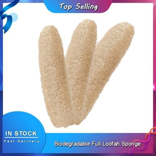 Full Loofah Natural Exfoliation Biodegradable Loofah Sponge Cellulose Board Scrubber Scrubber Kitchen Bathroom