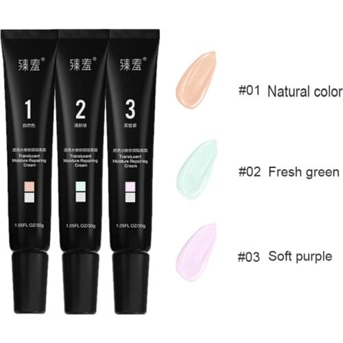 New Moisturize Primer Face Base Cream Oil-Control Even skin Tone Create Brighten Natural Transparent Makeup Concealer TSLM2