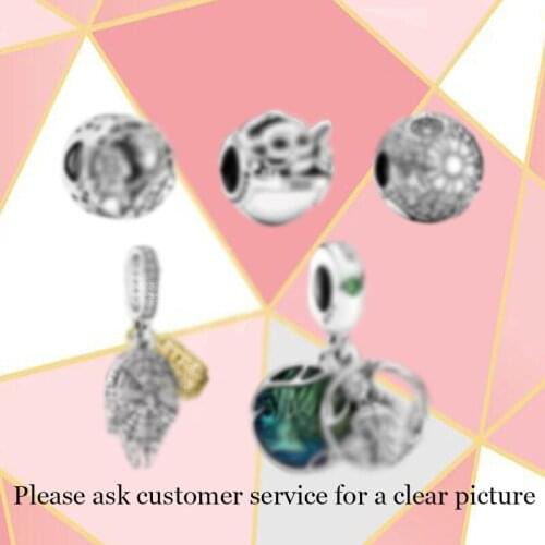 2021 New Fashion 925 Sterling Silver Millennium Falcon Pendant, Crib Beaded, Suitable For Original Diy Bracelet Making Jewelry