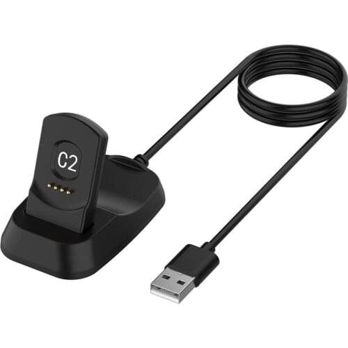 Portable Charging Cradle Charger Cable Charger Dock For Ticwatch C2/E2 S2 Smartwatch Replacement Charger Support Data Functions