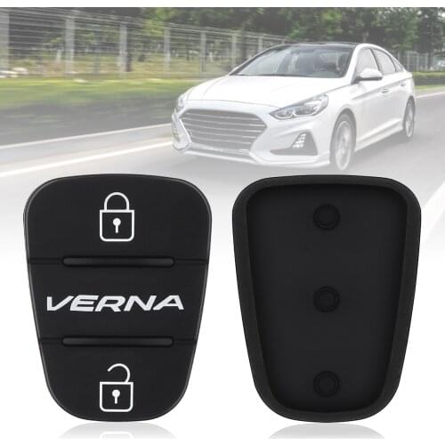 3 Buttons Rubber Pad Insert Replacement Fit for Ceed Hyundai Solaris Accent l10 l20 l30 Kia Rio Flip Remote Car Key Shell