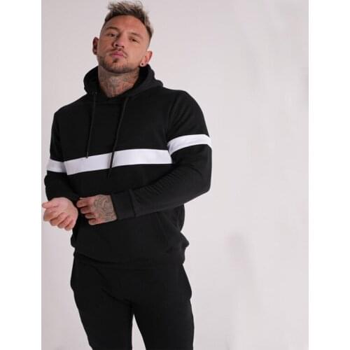 Tracksuit Men Set Sporting 2 Pieces Sweatsuit Men Clothes Printed Hooded Hoodies Jacket Pants Track Suits Male Size M-XXL