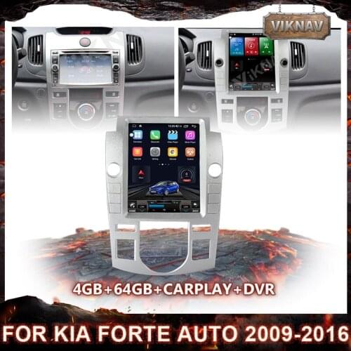 Vertical Screen For KIA Forte Auto 2009-2016 Android Car Radio Multimedia Player Navigation GPS Head Unit 2 DIN Stereo Recorder