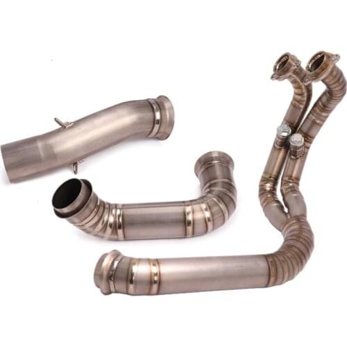 51mm Slip-on Exhaust System for KTM 790 Adventure R/R Rally 2019 2020 Motorcycle Front Mid Link Pipe Delete Catalyst Titanium