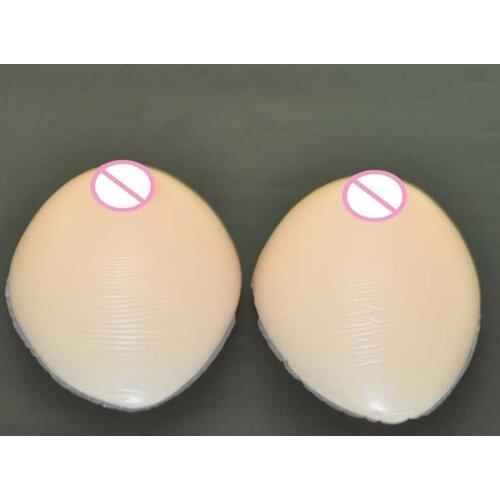 700g/pair C Cup Beige Realistic silicone breast prosthesis Artificial Boobs Tits for drag queen travesti Bra pads body feminino