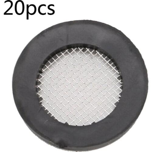 20pcs Seal O-Ring Hose Gasket Flat Rubber Washer Filter Net for Faucet Grommet