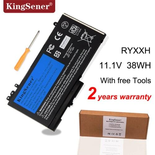 KingSener New RYXXH Laptop Battery for Dell Latitude 12 5000 11 3150 3160 E5250 E5450 E5550 M3150 Series 09P4D2 9P4D2 11.1V 38WH