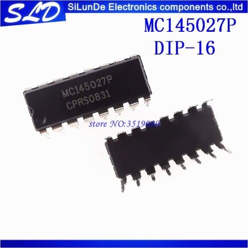 Free Shipping 20pcs/lot MC145027P MC145027 145027 DIP-16 new and original in stock