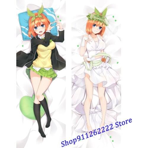 Dakimakura Anime Quintessential Quintuplets Nakano Yotsuba Characters Hugging Body Pillow Case Cushion Cover Gift