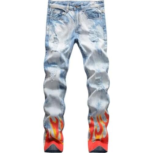 New Fashion Young Mens Jeans Blue Color Autumn Casual Denim Pants Skinny Jean Men Vaqueros Hombre