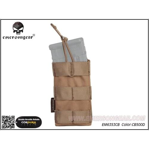 Emerson Modular Open Top Double MAG Pouch For:5.56 Combat Molle Magazine Pouch Coyote Borwn EM6353