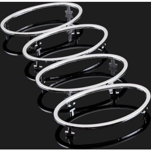 Air conditioning ABS chrome trim outlet decoration for Ford Focus 2 2006 2007 2008 2009 2010 2011 car accessories