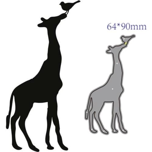 Metal Cutting Dies Cut Mold 2021 Animal giraffe Decoration Scrapbook Paper Craft Knife Mould Blade Punch Stencils