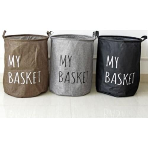 Multifunction Open Laundry Bucket Foldable Clothes Storage Basket For Bathroom Durable Toy Storage Basket With Handle For Home