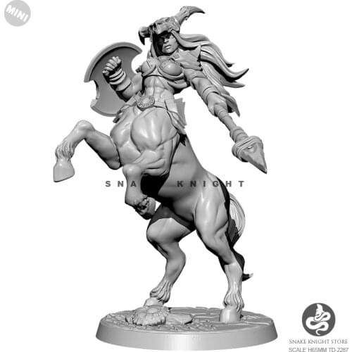 45MM Resin Model Kits figure self-assembled TD-2287