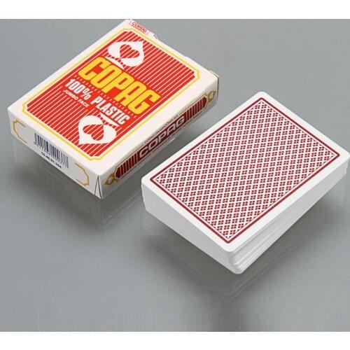 Newest Copag Poker100% Plastic Red/Blue Regular Playing Cards Standard Sealed Decks Magic Tricks Poker Playing Cards Magice