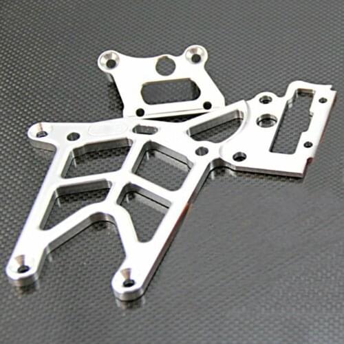Front & Rear Upper Plate Thickness 6mm Set Fit for 1/5 GTB Racing HPI ROVAN ROFUN KM TS BAJA 5B 5T 5SC