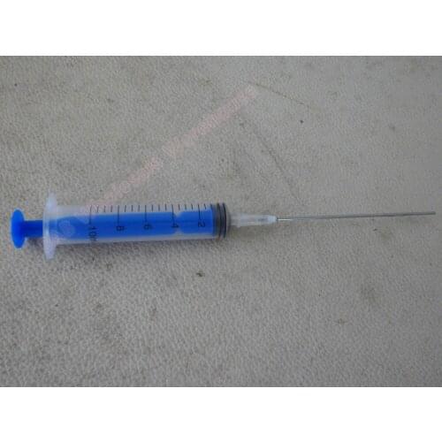 Bule colour 10ml/10cc Luer Lock dispensing Syringes with 16G Blunt Tip Fill Needles 10cm long blunt syringe dispensing needles
