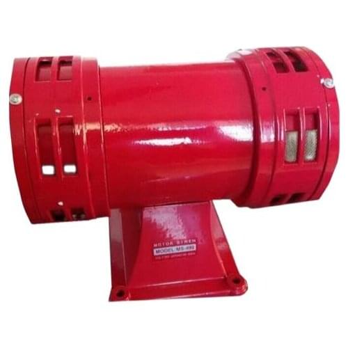 MS-490 150db Motor Driven Air Raid Siren Metal Horn Double Industry Boat Alarm