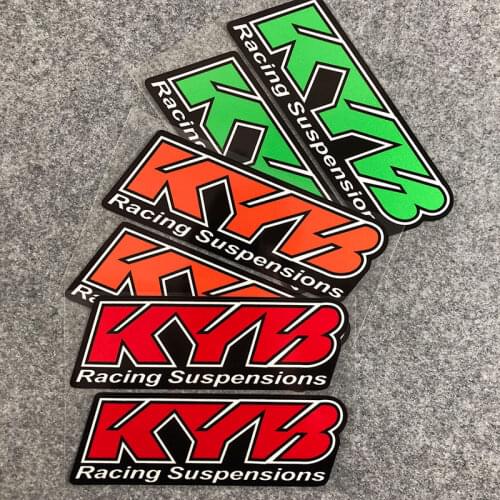 3M Reflective KYB Racing Suspension shock Motorcycle Accessories Decal Sticker For KTM Honda Kawasaki Yamaha Suzuki Benelli